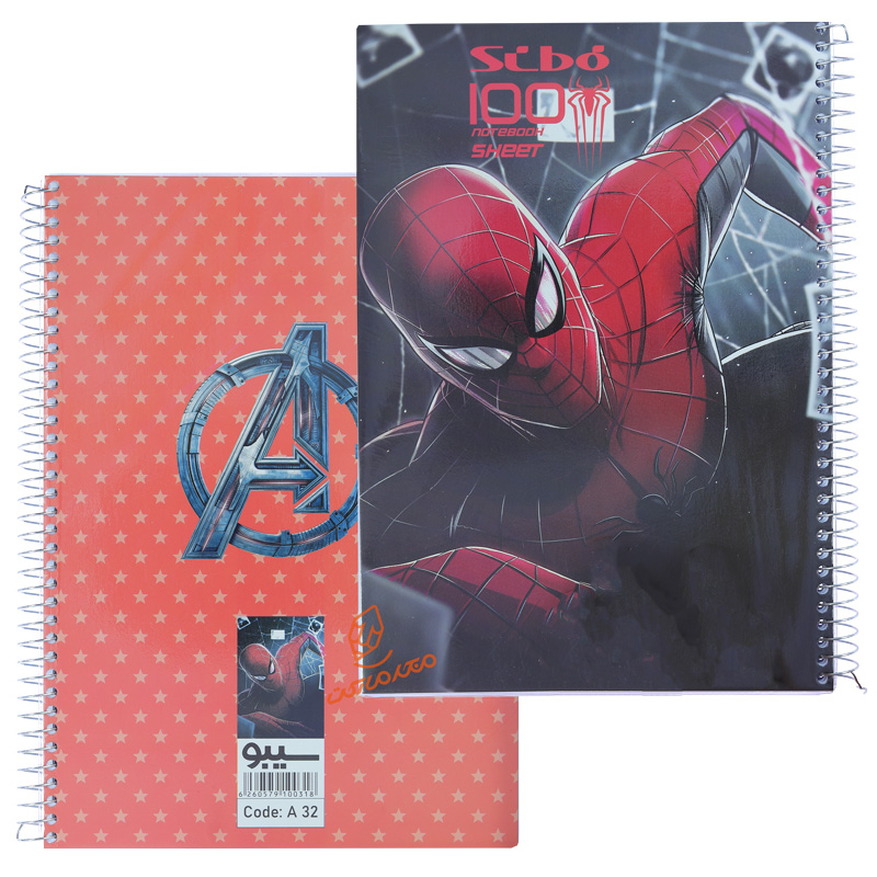 دفتر 100 برگ طرح آیرومن A32 سیبو SIBO (2).jpg