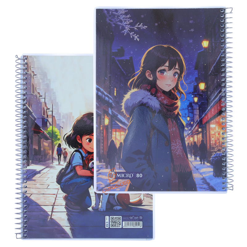 دفتر 80 برگ طرح انیمه دخترانه C53 میکرو MICRO (7).jpg