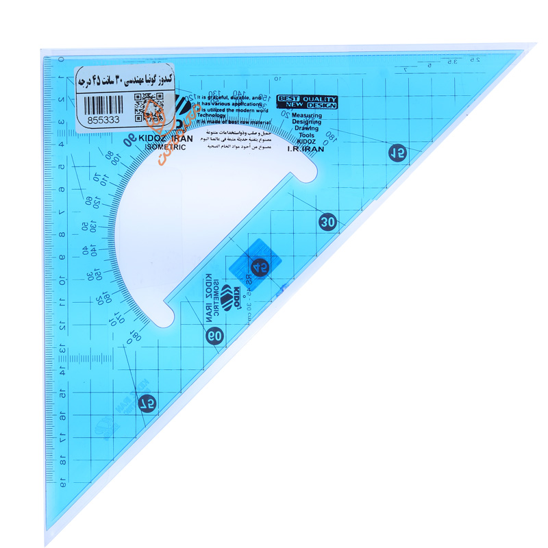 گونیا 45 درجه 30cm کیدوز KIDOZ (1).jpg