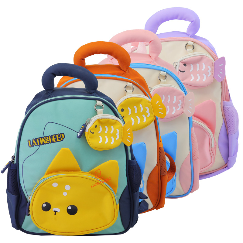 کوله پشتی مهد طرح گربه کد 98123 LATINSHEEP