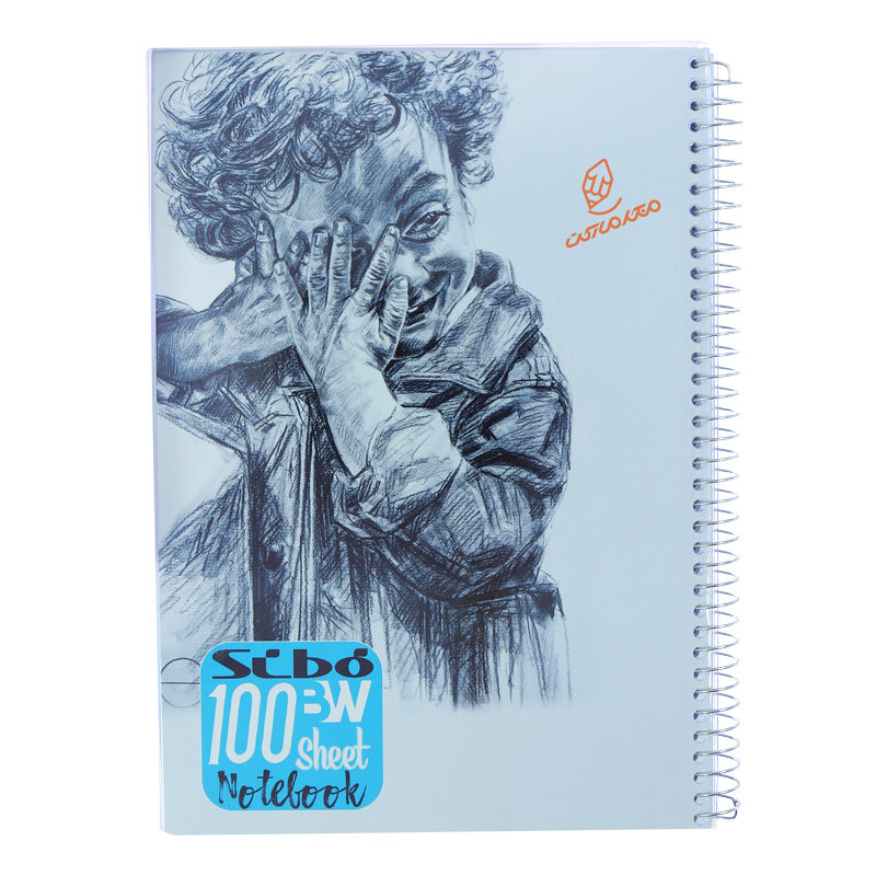 دفتر نقاشی 100 برگ طرح سیاه قلم A46 سیبو SIBO (5).jpg