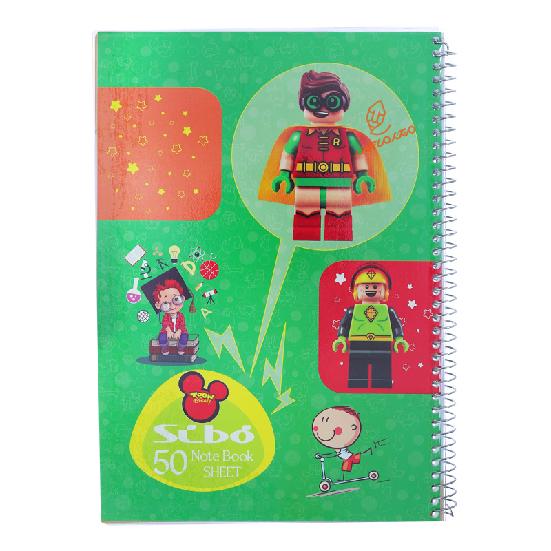 دفتر 50 برگ حاشیه دار طرح اسپایدرمن B17 سیبو SIBO (5).jpg