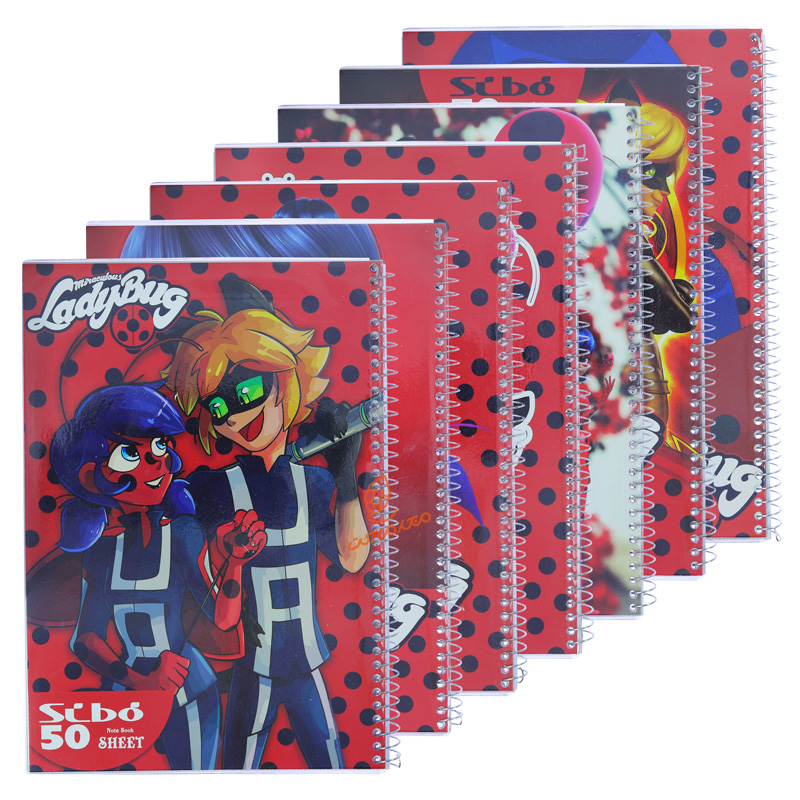 دفتر 50 برگ طرح دختر کفشدوزکی B10 سیبو SIBO