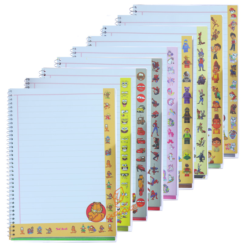 دفتر 80 برگ طرح کودکانه M412 سیبو SIBO (10).jpg