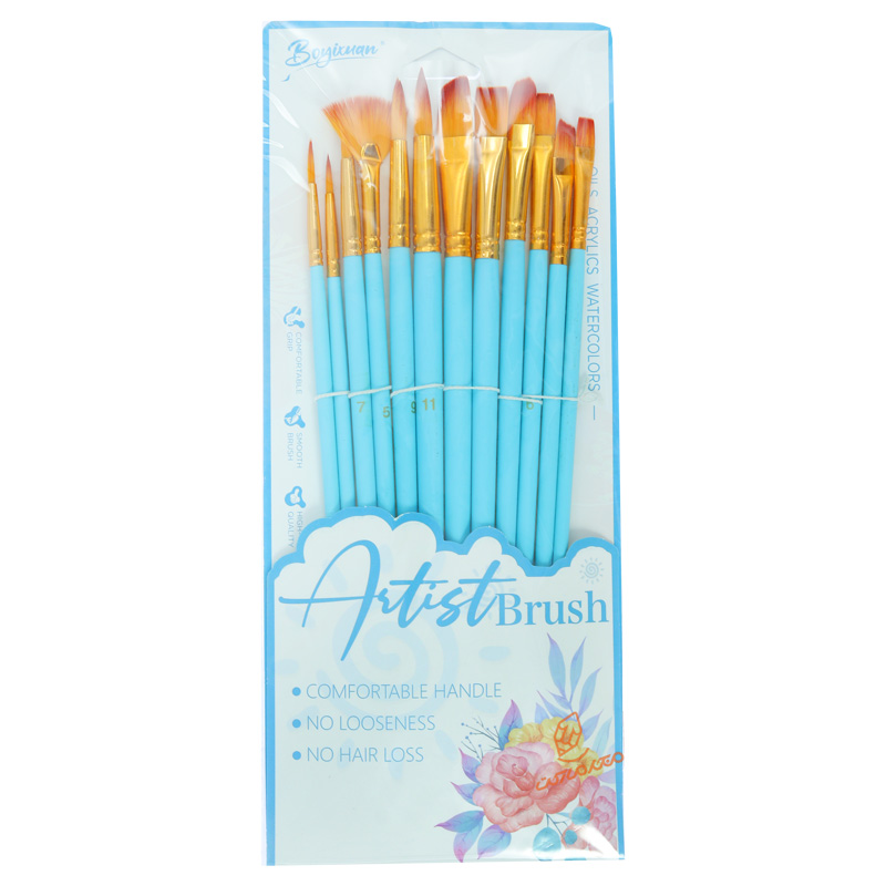 ست قلم مو میکس 12 عددی کد 3451 دسته رنگی BOYIXUAN (2).jpg