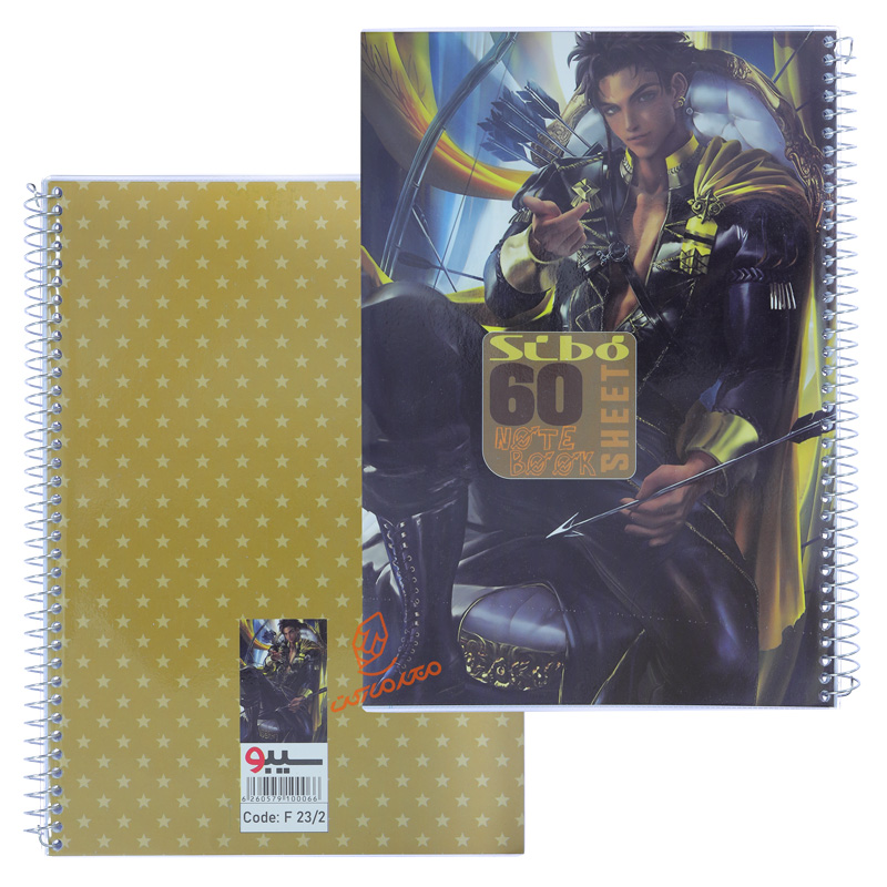 دفتر 60 برگ سری انیمه F232 سیبو SIBO (9).jpg