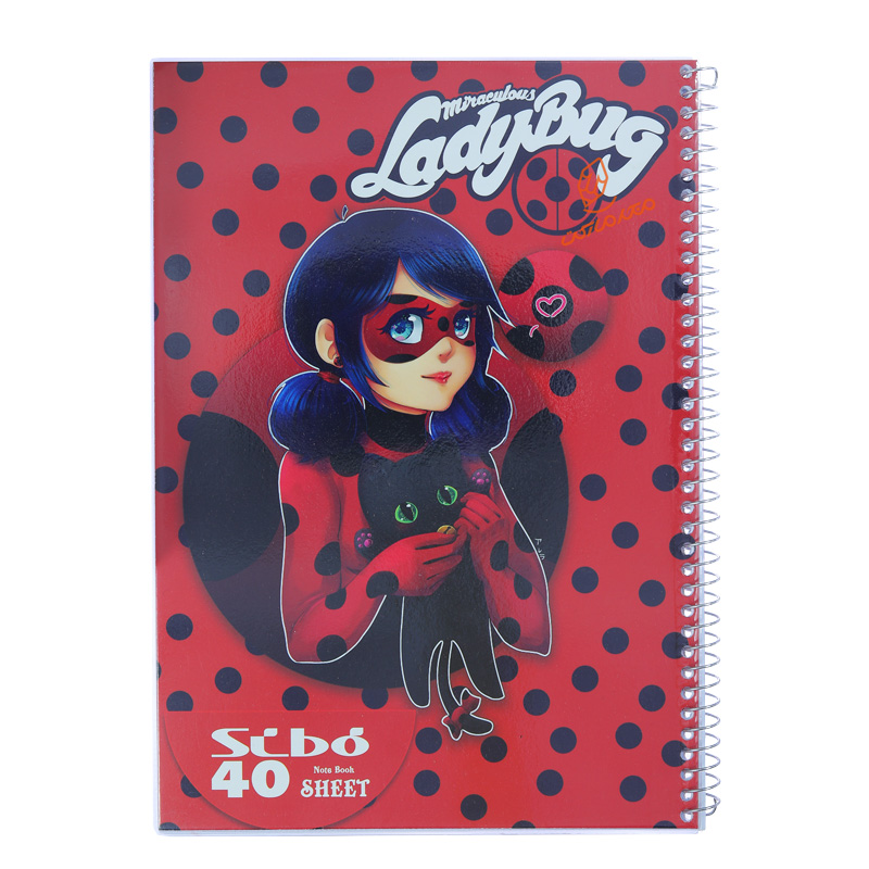 دفتر 40 برگ طرح دختر کفشدوزکی Z255 سیبو SIBOطرح 2.jpg