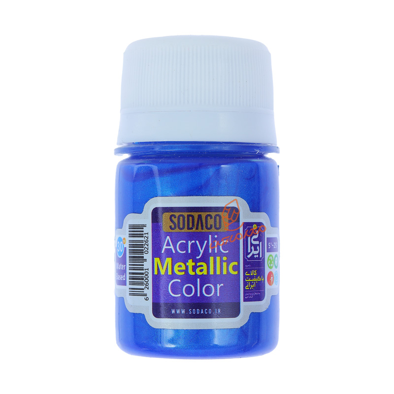اکریلیک 30 میل Metallic متالیک سوداکو SODACO - آبی 0221.jpg