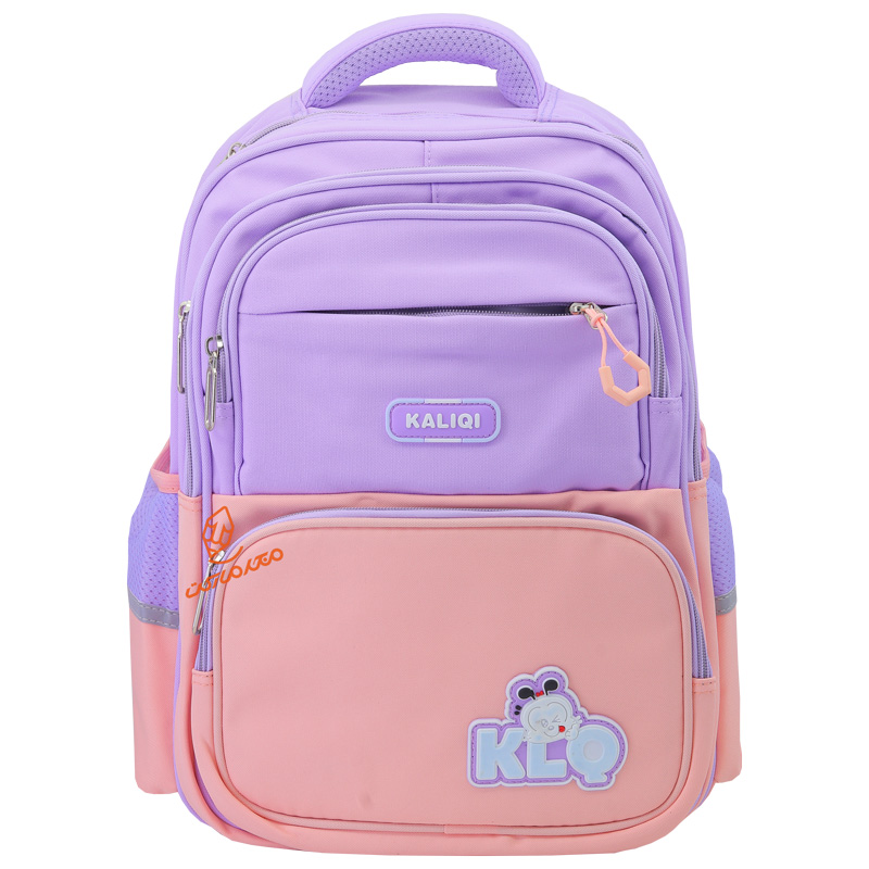 کوله پشتی بچگانه دو رنگ 3 زیپ کد 8112 KALIQI (15).jpg