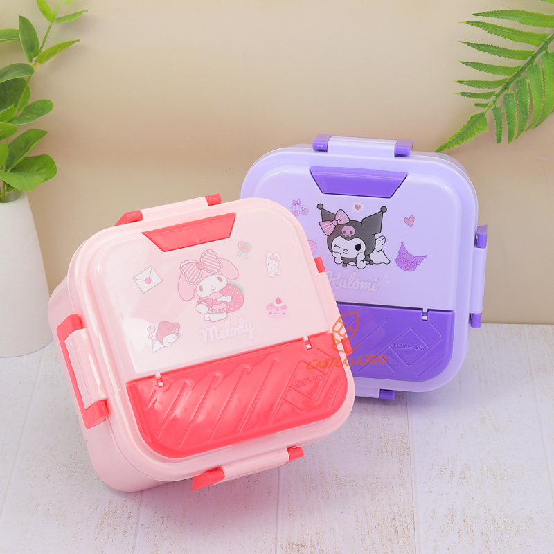 ظرف غذا 2 طبقه داخل استیل طرح کرومی کد 633/1 DORAEMON