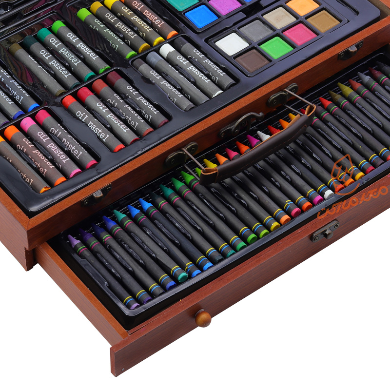 ست نقاشی 142 تکه جعبه چوبی  کالور KALOUR (4).jpg