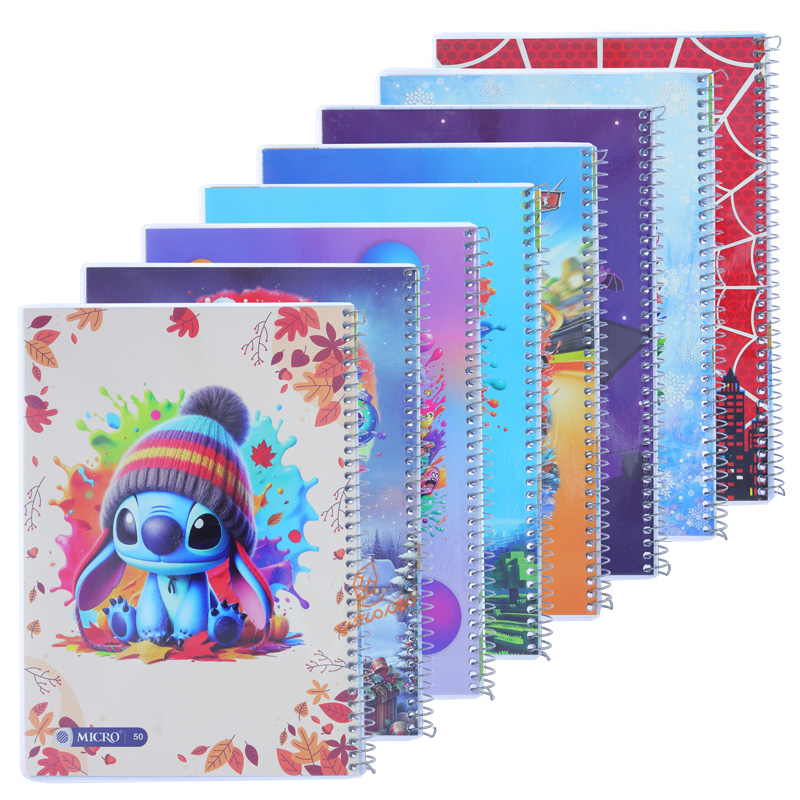 دفتر شطرنجی  50 برگ طرح استیچ C82 میکرو MICRO