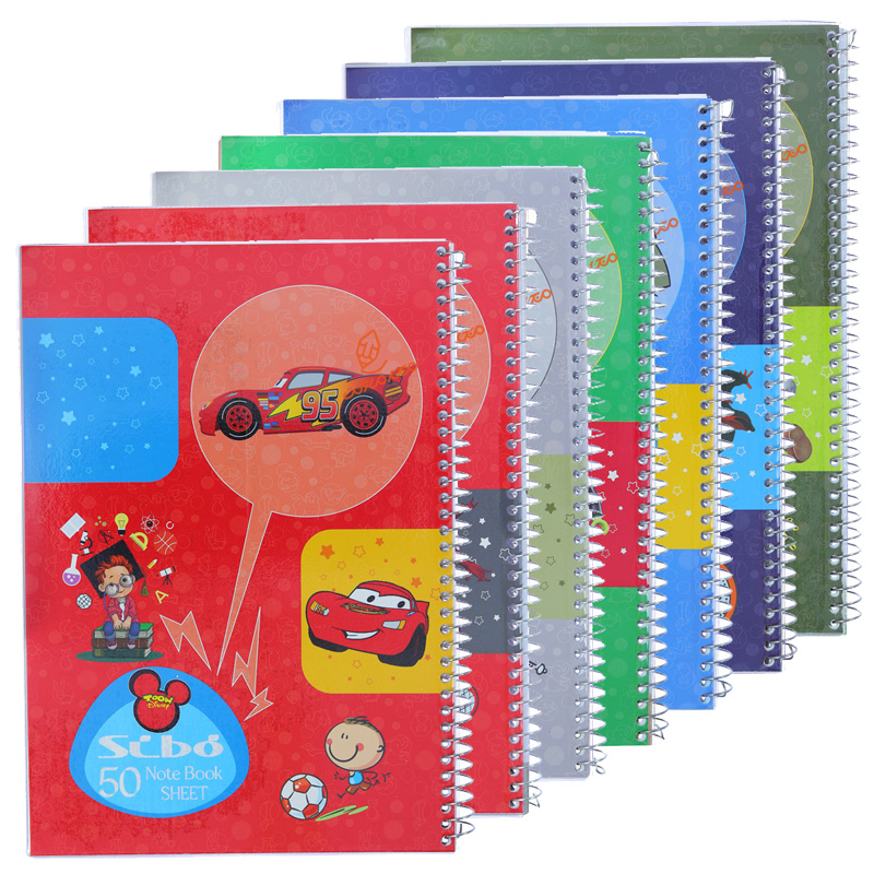 دفتر 50 برگ حاشیه دار طرح اسپایدرمن B17 سیبو SIBO