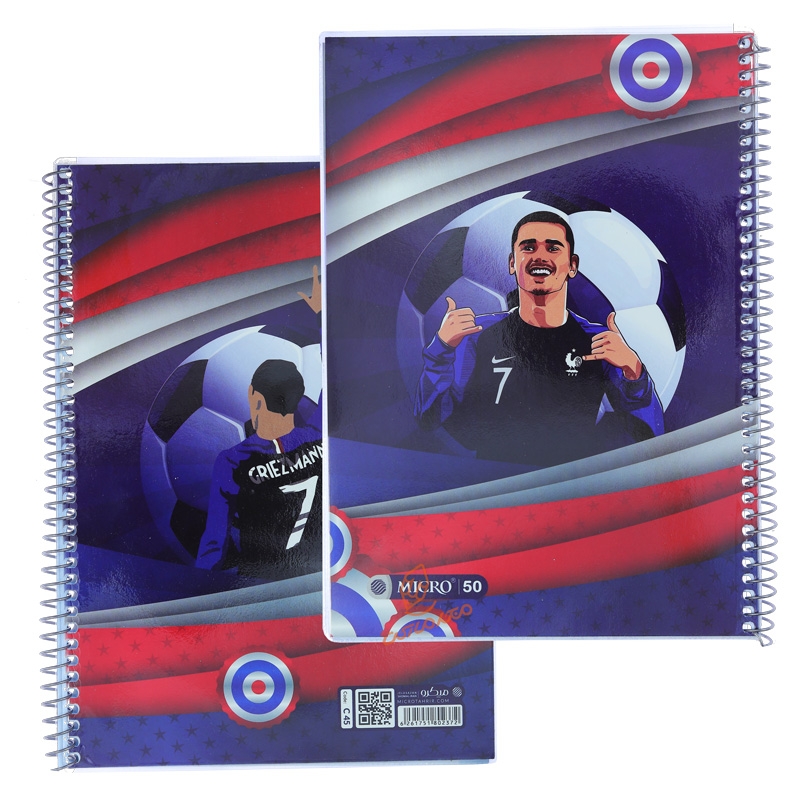 دفتر 50 برگ طرح ورزشی C45 میکرو MICRON (7).jpg