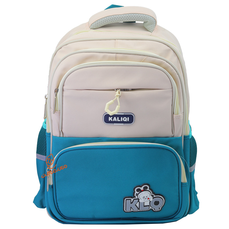 کوله پشتی بچگانه دو رنگ 3 زیپ کد 8112 KALIQI (13).jpg