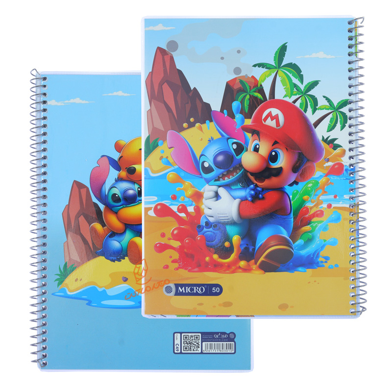 دفتر 50 برگ طرح انیمیشن C49 میکرو MICRO (5).jpg