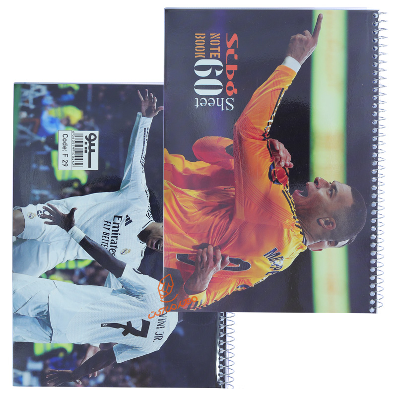 دفتر 60 برگ طرح فوتبالیست های اروپا F29 سیبو SIBO (5).jpg