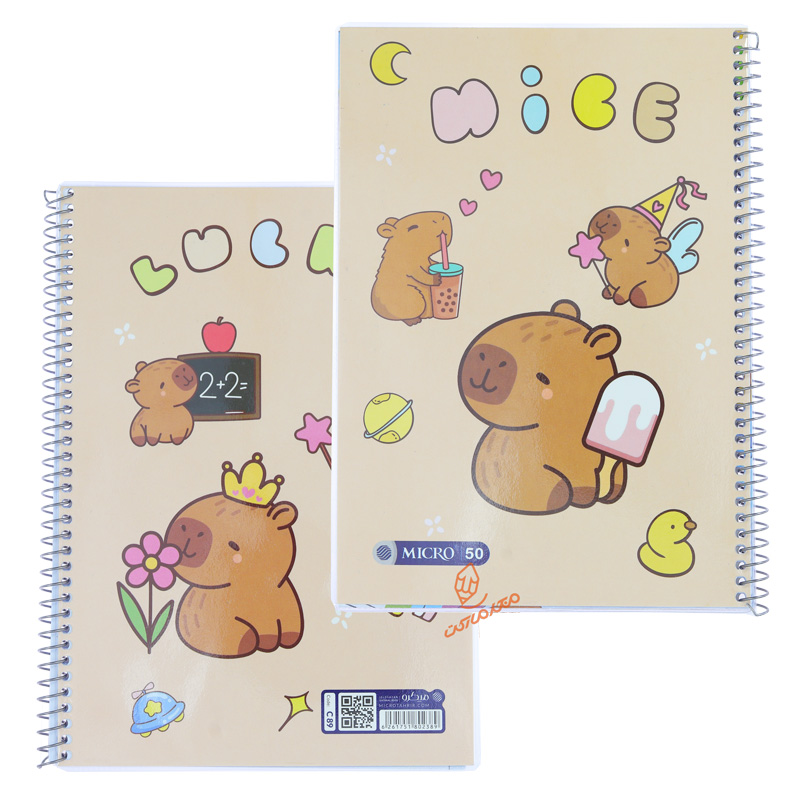 دفتر 50 برگ طرح موش بازیگوش C89 میکرو MICRO (4).jpg