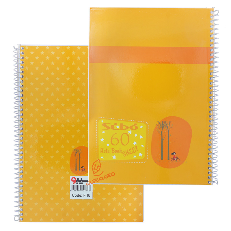 دفتر 60 برگ طرح دختر کنجکاو F10 سیبو SIBO 3.jpg