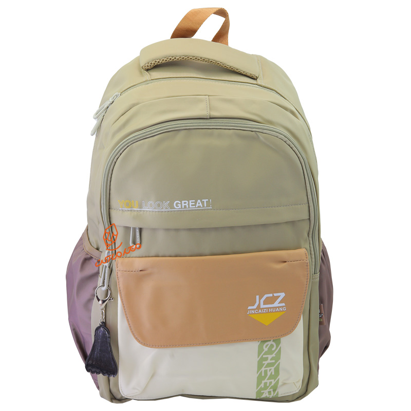 کوله پشتی دو رنگ 2 زیپ کد 2588 JINCAIZI HUANG (11).jpg