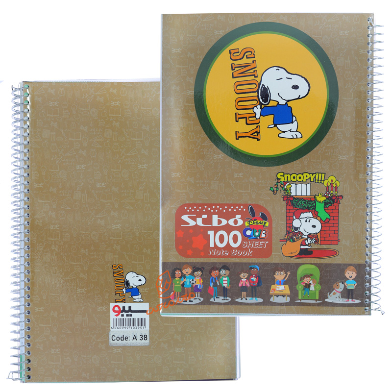 دفتر 100 برگ طرح دیزنی A38 سیبو SIBO (7).jpg