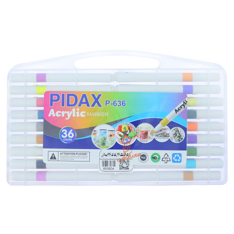 ماژیک اکریلیک 36 رنگ P-636 پیداکس PIDAX