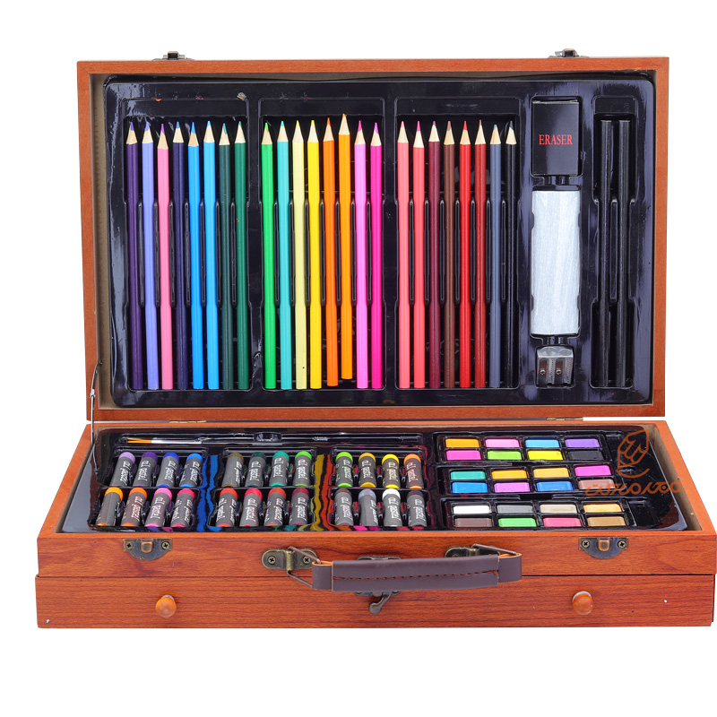 ست نقاشی 142 تکه جعبه چوبی  کالور KALOUR (5).jpg