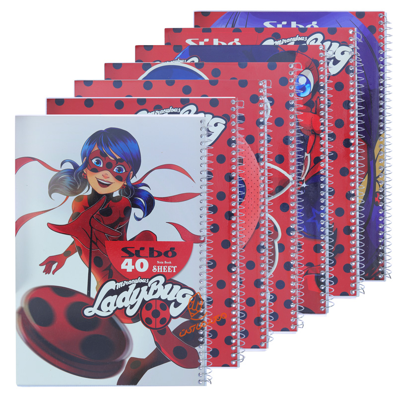 دفتر 40 برگ طرح دختر کفشدوزکی Z25/5 سیبو SIBO