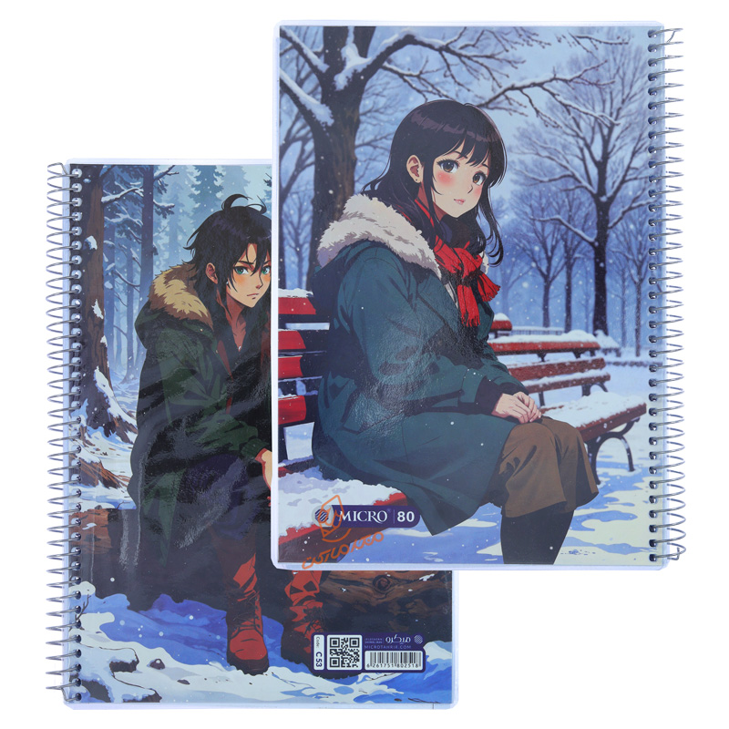 دفتر 80 برگ طرح انیمه دخترانه C53 میکرو MICRO (3).jpg