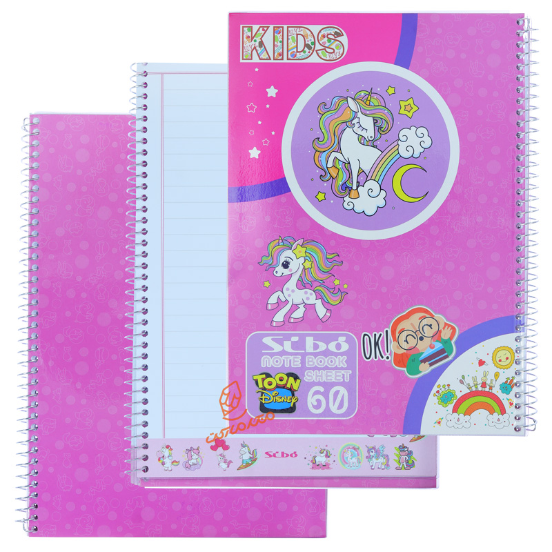 دفتر 60 برگ طرح انیمیشن دخترانه F30 سیبو SIBO (4).jpg