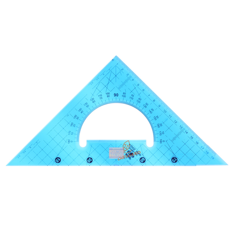 گونیا ۴۵ درجه ۳۰ سانتی‌متر کیدوز KIDOZ مناسب ترسیم زوایای دقیق در طراحی و نقشه‌کشی