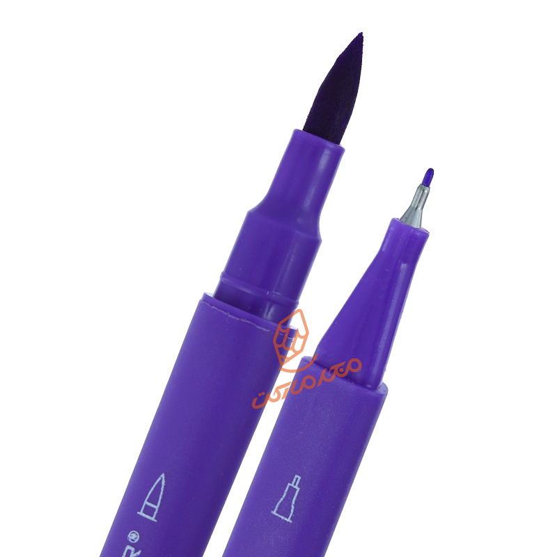 ماژیک 2 سر براش 72 رنگ کالور KALOUR (5).jpg