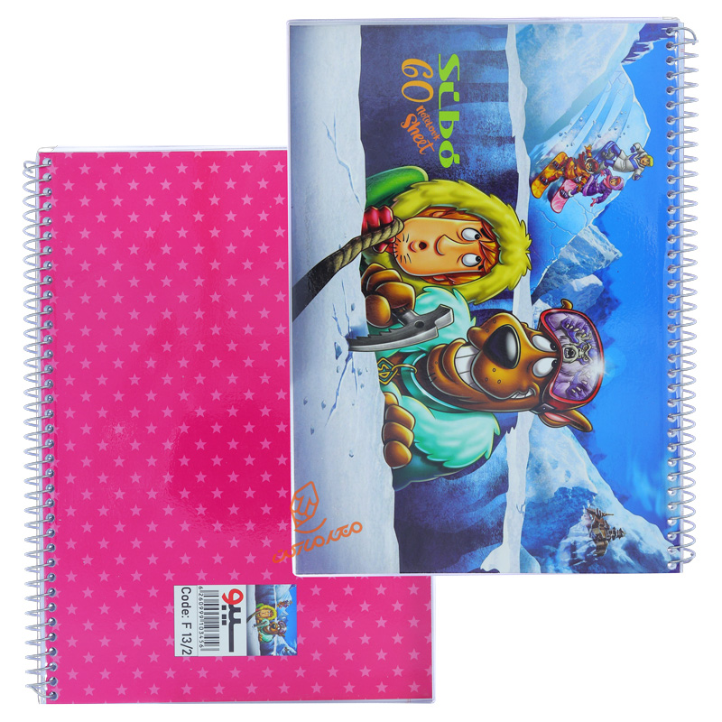 دفتر 60 برگ طرح هیولاها F132 سیبو SIBO (8).jpg