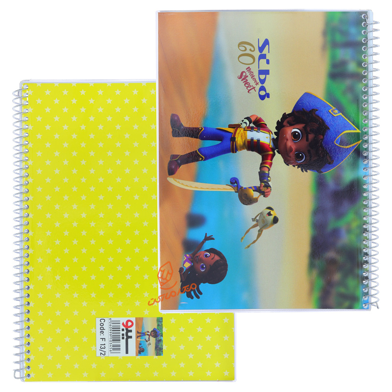 دفتر 60 برگ طرح هیولاها F132 سیبو SIBO (4).jpg