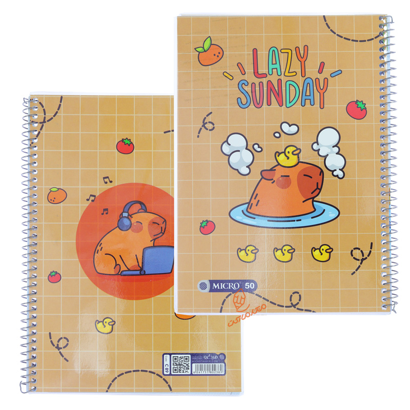 دفتر 50 برگ طرح موش بازیگوش C89 میکرو MICRO (7).jpg