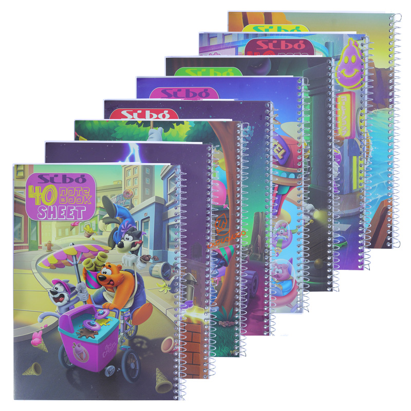 دفتر 40 برگ طرح سگ ها Z22 سیبو SIBO