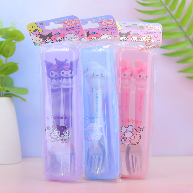 ست قاشق و چنگال کودک طرح کرومی TQ-152