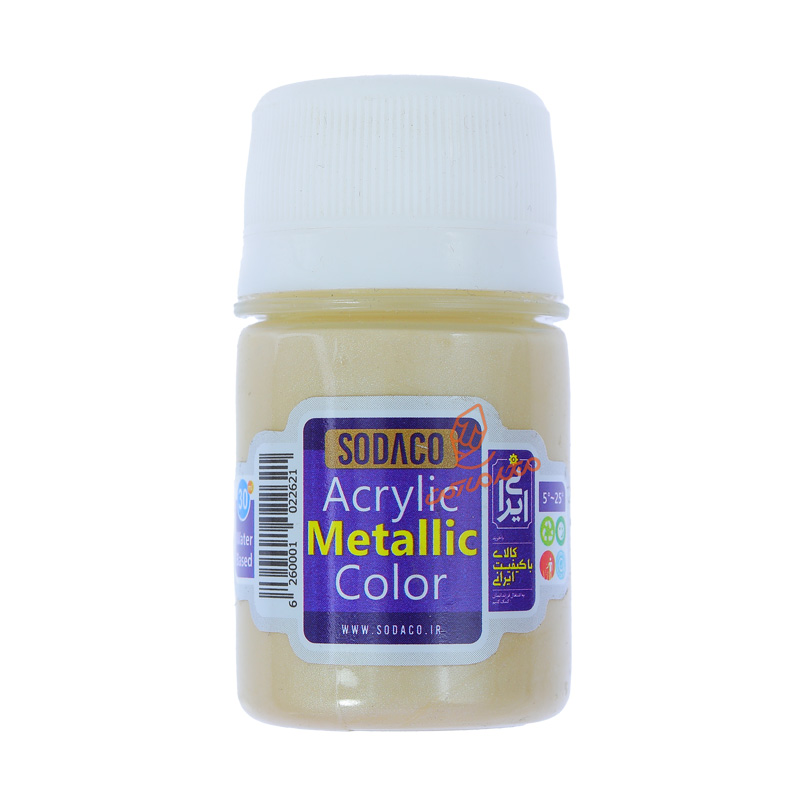 اکریلیک 30 میل Metallic متالیک سوداکو SODACO - کرم 0229.jpg