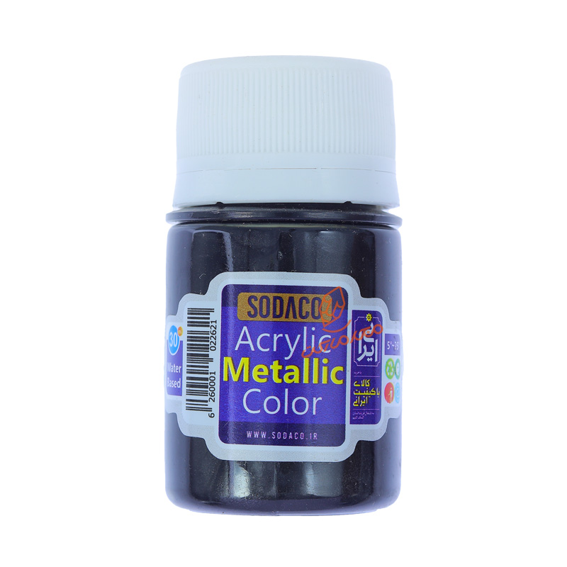 اکریلیک 30 میل Metallic متالیک سوداکو SODACO - مشکی 0224.jpg
