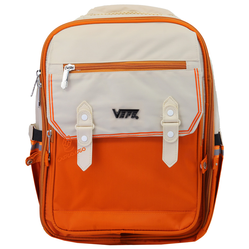 کوله پشتی تک زیب 2 جیب  کد 4001 VEFIS