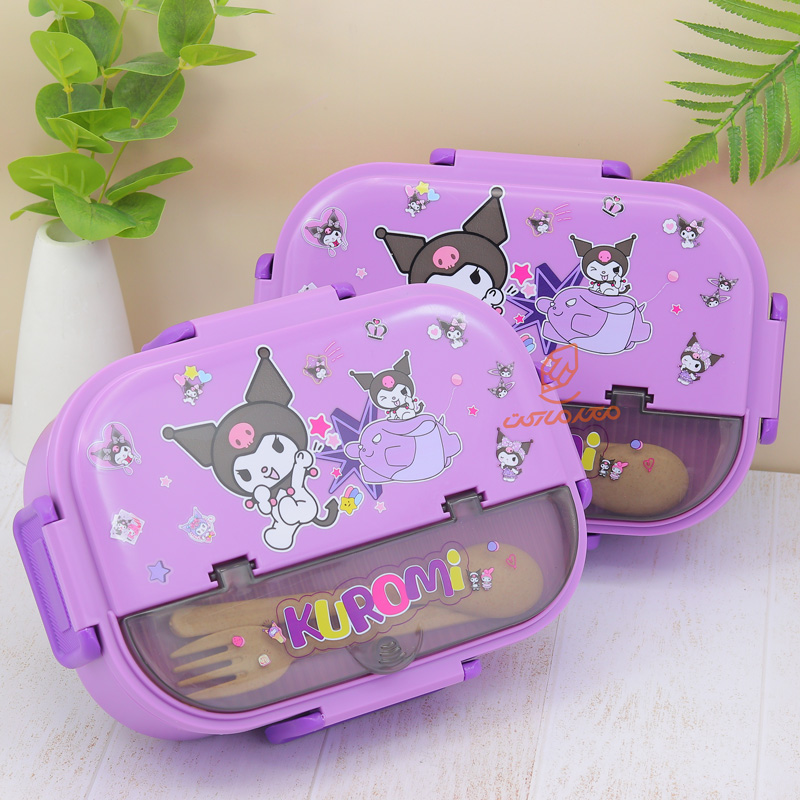 ظرف غذا یک طبقه کرومی داخل استیل فانتزی TQKH-18