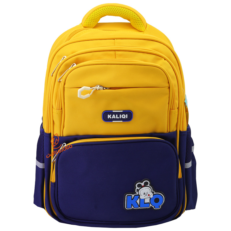 کوله پشتی بچگانه دو رنگ 3 زیپ کد 8112 KALIQI (8).jpg