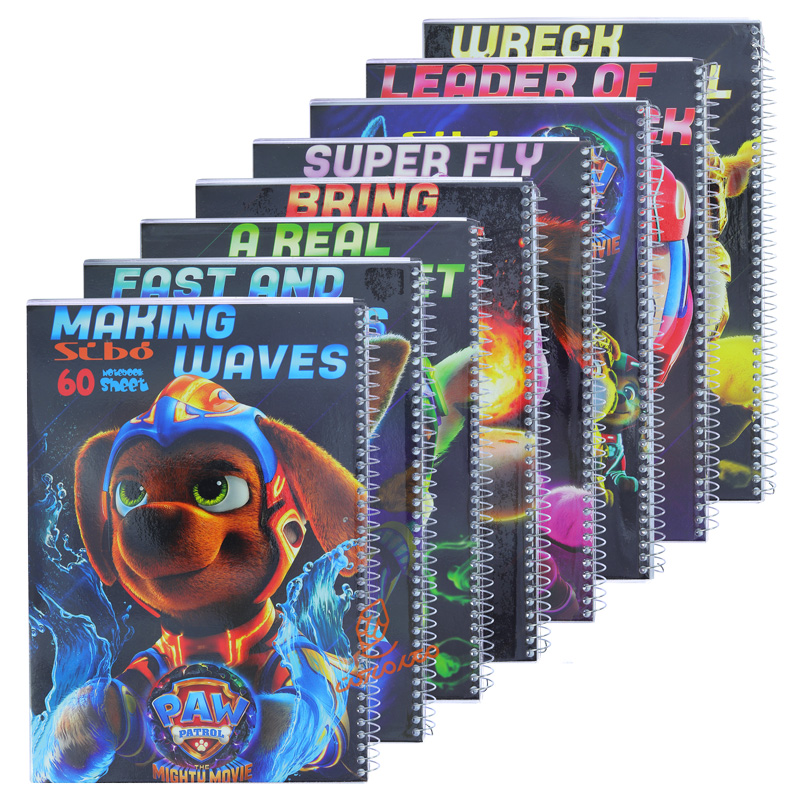 دفتر 60 برگ طرح مسابقه سگ ها F21 سیبو SIBO