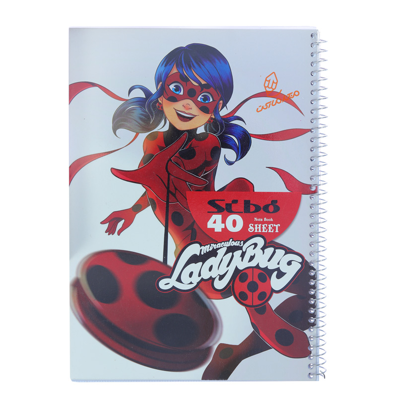 دفتر 40 برگ طرح دختر کفشدوزکی Z255 سیبو SIBOطرح  5.jpg