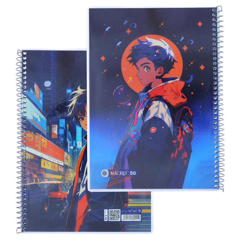 دفتر 50 برگ طرح انیمه C43 میکرو MICRO (5).jpg