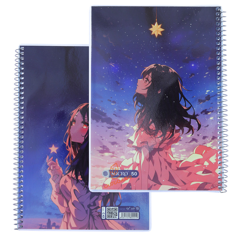 دفتر 50 برگ طرح انیمه C43 میکرو MICRO (7).jpg