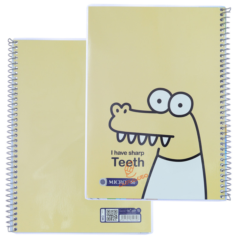 دفتر 50 برگ طرح تمساح C44 میکرو MICRO (6).jpg
