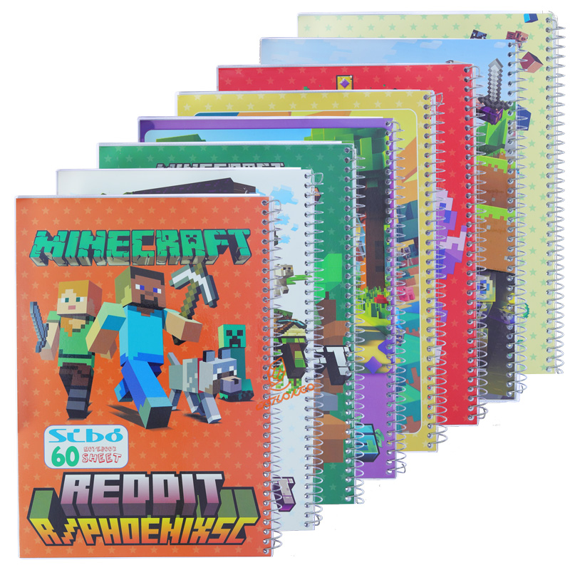 دفتر 60 برگ طرح ماینکرافت F31 سیبو SIBO