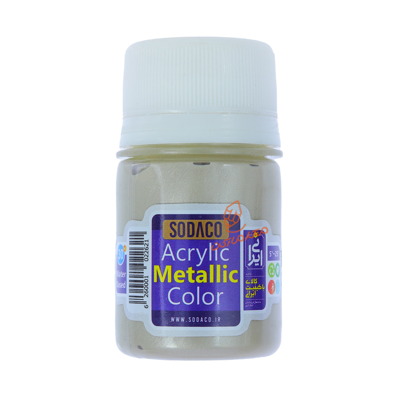 اکریلیک 30 میل Metallic متالیک سوداکو SODACO - پلاتین 0230.jpg