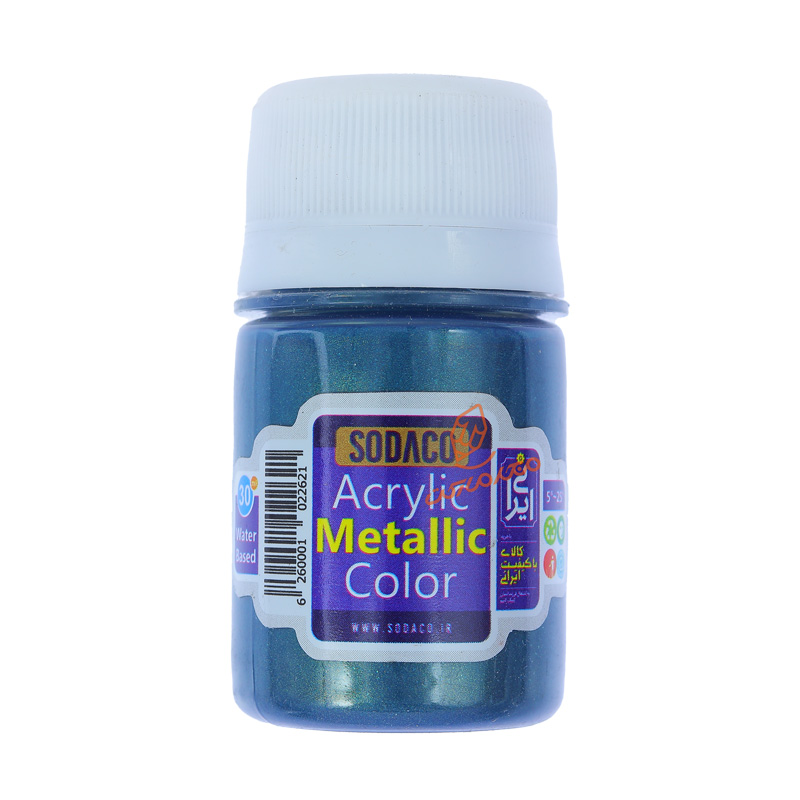 اکریلیک 30 میل Metallic متالیک سوداکو SODACO - آبی ابلق 0218.jpg